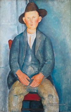 le petit paysan Amedeo Modigliani Peinture à l'huile